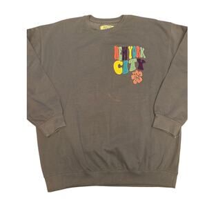 New York City Popular Sweatshirt Blue Size XL NWOT Brooklyn Designed